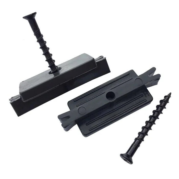 Stainless Steel Clip Decking Accessories Flooring Metal Fastener Silver Clip Black Clip
