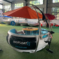 High Quality LLDPE BBQ Donut Boat for 6 Person Made in China Leisure Vacation Rental Family Dinner Barbecue Grill Oven Boat