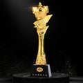 Gold Resin Crown Event Crystal Trophy Award MH-NJ0210