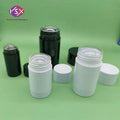 Yueshunxing Round Twist up Salve Antiperspirant Stick Deodorant Tube 30g Black White Plastic Empty Deodorant Stick Container MegaBDM