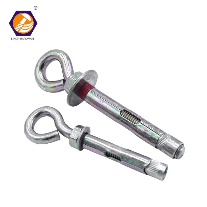 Factory Accessories Carbon Steel Foundation Anchor Bolts Nut Washer Concrete L/J/U/I Anchor Hook with Hex Head Building Material