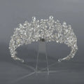 Baroque Rhinestone Wedding Hair Accessories Bridal Crown and Tiaras Beauty Pageant Princess Jewelry
