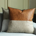 Hot-selling Pillow Cover Holder Leather Throw Pillow Case Decorative Pillow Cushion