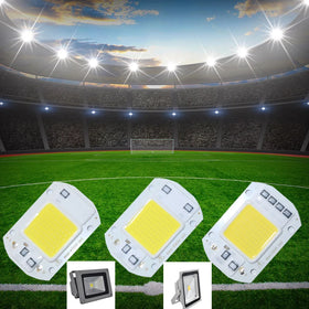 LED COB Chip 10W 20W 30W 50W 220V Smart IC No Need Driver LED Bulb Lamp for Flood Light Spotlight Diy Lighting
