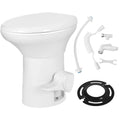 High Strength Environmental Protection Portable Elongated One Piece Dual-Flush Hotel Camping Plastic Foot-operated RV Outdoor