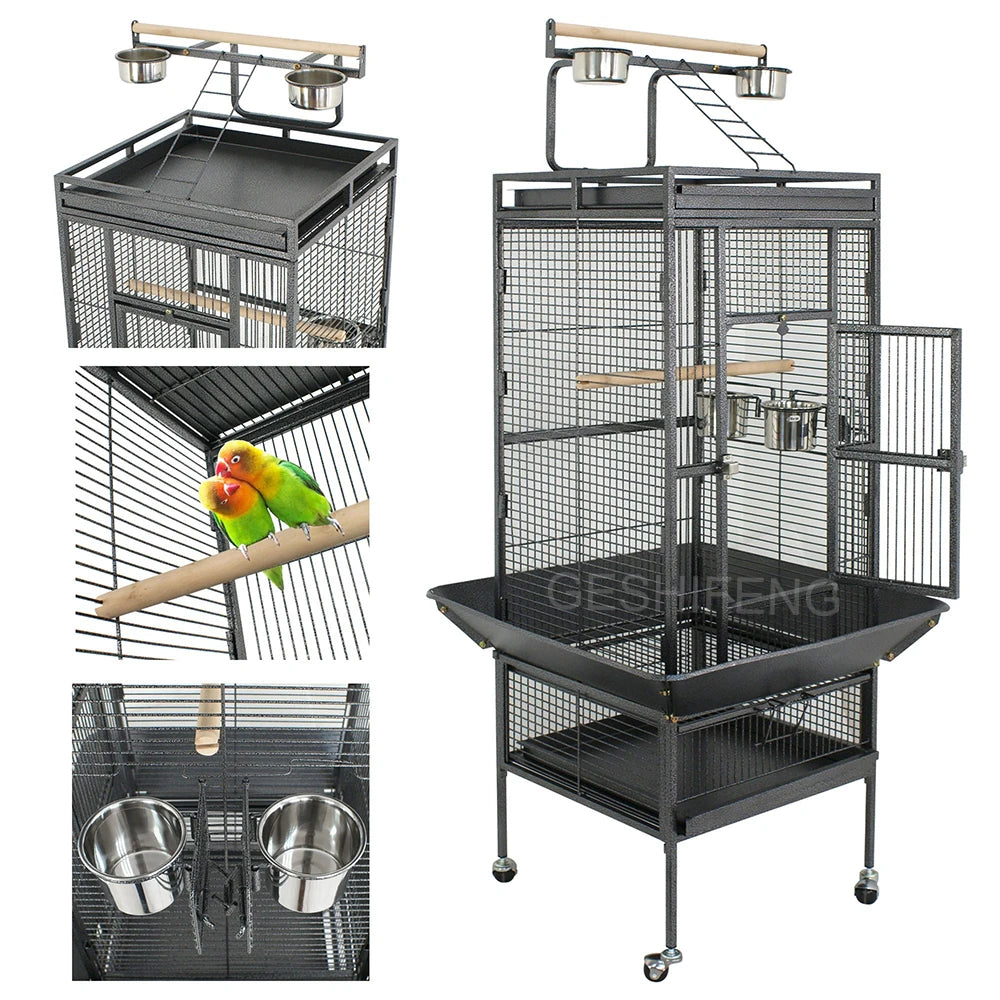Wholesale   Large Size  Carriers Bird Breeding Foldable Large Bird Cage for Sale
