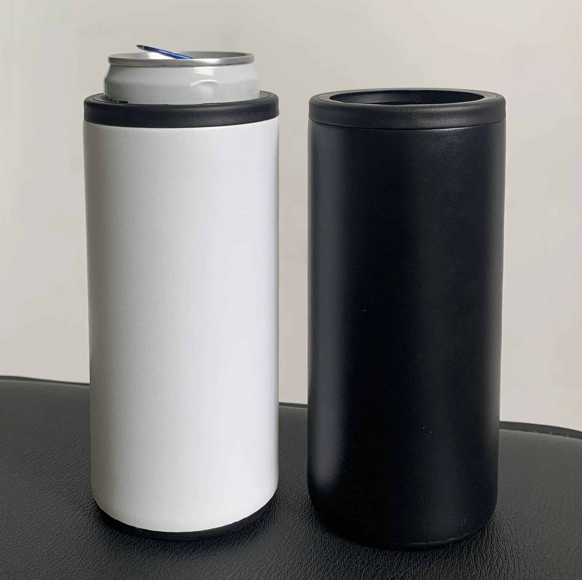 Skinny Can Cooler for Slim Beer & Hard Seltzer Stainless Steel 12oz Sleeve Double Wall Vacuum Insulated Drink Holder