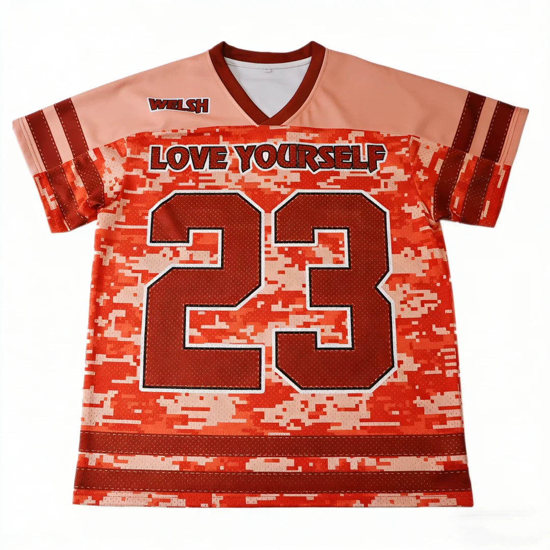 Unisex Retro Vintage Soccer Jersey Drop Shoulder Crop Mesh Custom Oversize Boxy V-Neck T-Shirts Football Jersey Shirt Streetwear