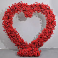 Valentines Day Party Wedding Supplies Photoshoot Decorations Heart Flower Frame Arch Backdrop Garland Background Outdoor