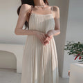 Wholesale 2026 Summer French Light Mature Style Pleated Camisole Vacation Style Loose Casual Pendant Feeling Women's Dress