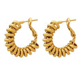 Temperament Versatile Spring Earrings Unique Personality Copper Luxury Earrings