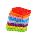37 Grids Pure Silicone Ice Cream Mold with Cover Eco-Friendly Honeycomb Ice Cell Tool