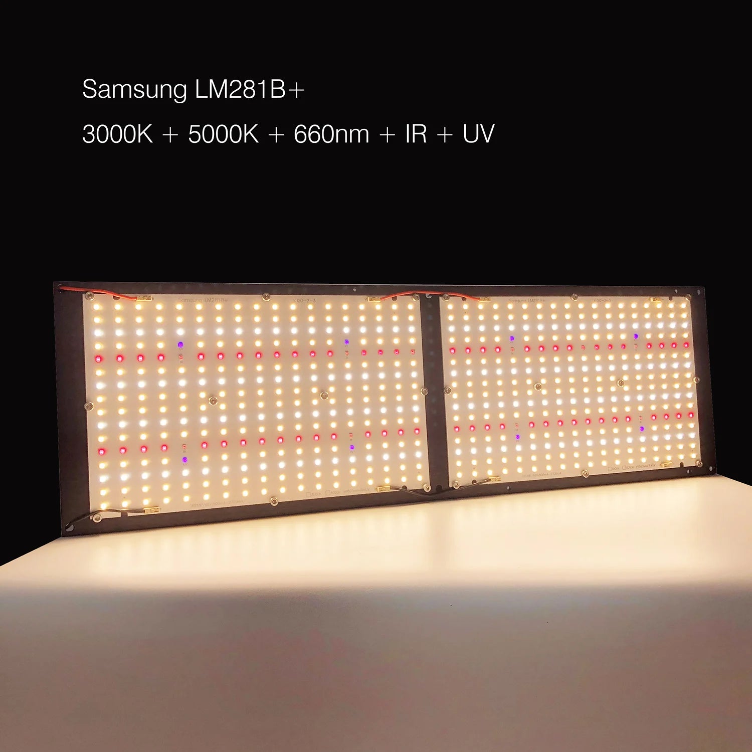 240W Full Spectrum Warm White Grow Light PCB Module LM281B+ Samsung LED Chips 3000K 5000K 660nm UV IR Quantum Aluminum Board