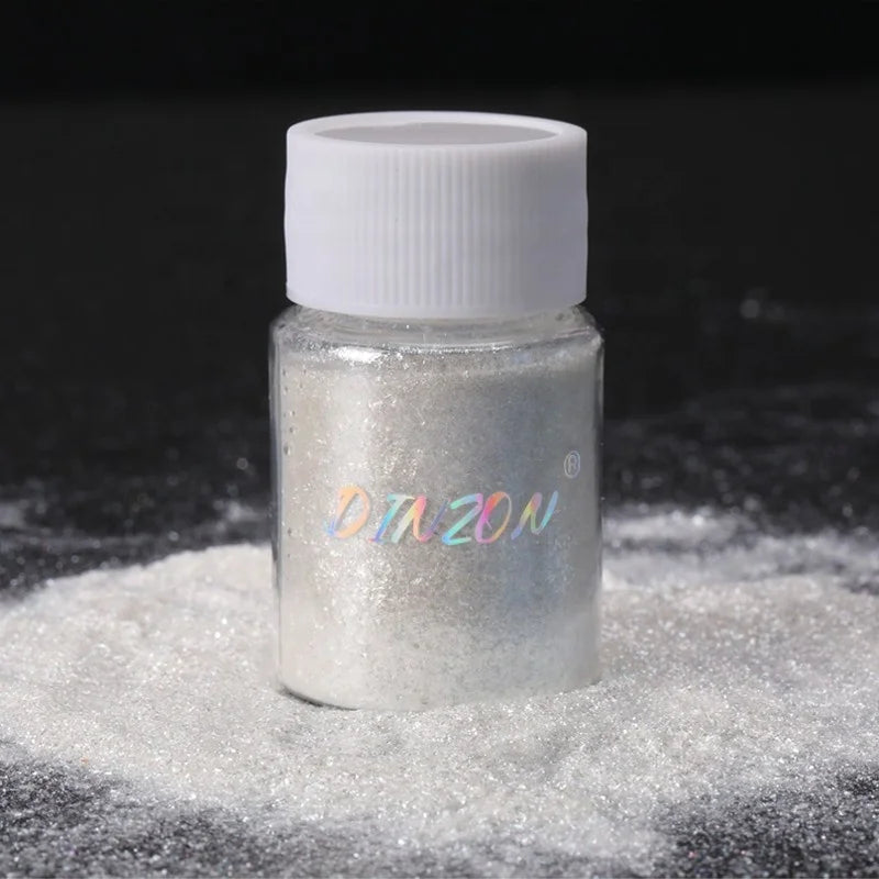 DINZON Private Label Silver Glitter Powder Eyeshadow Highlighter Vegan Body Makeup with Custom Logo Sparkling Bulk Customization