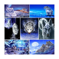 Diamond Painting Planet and Animal Cross Stitch Diamond Embroidery Full Drill Display Diamond Mosaic Kit Home Decoration Art