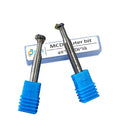 Jinchuan ODM/OEM Acrylic Polishing High Gloss Chamfer End Mills Monocrystal CNC MCD CVD Diamond Bit Carbide 6mm Shank Milling