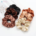 Custom Logo Women Cute Elastic Solid CoCustom Logo Women Cute Elor Fashion Big Scrunchies for Scrunchies Fabric Hair Accessories
