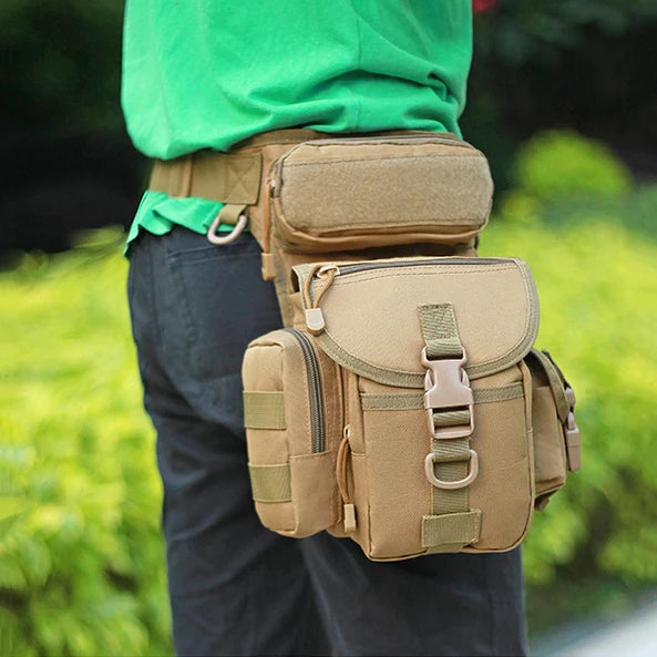 Tactical Drop Leg Bag for Men Women Cycling Hiking Waist Bag Waterproof Drop Thigh Pouch