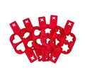 1131 4-hole Heart Shape Egg Frying Device Round Shape Egg Master Silicone Mold Egg Cooker Tool
