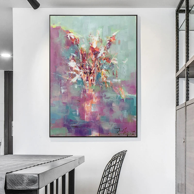 Professional Design Framed Modern Abstract Oil Painting Canvas Handmade Original JZ Arts Decor for Home Living Room Picture