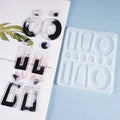 YS Woman Earring Resin Mold DIY Crystal Earrings Plaster Ear Hooks Pendant Silicone Mould Handmade Jewelry Making Crafts Tools