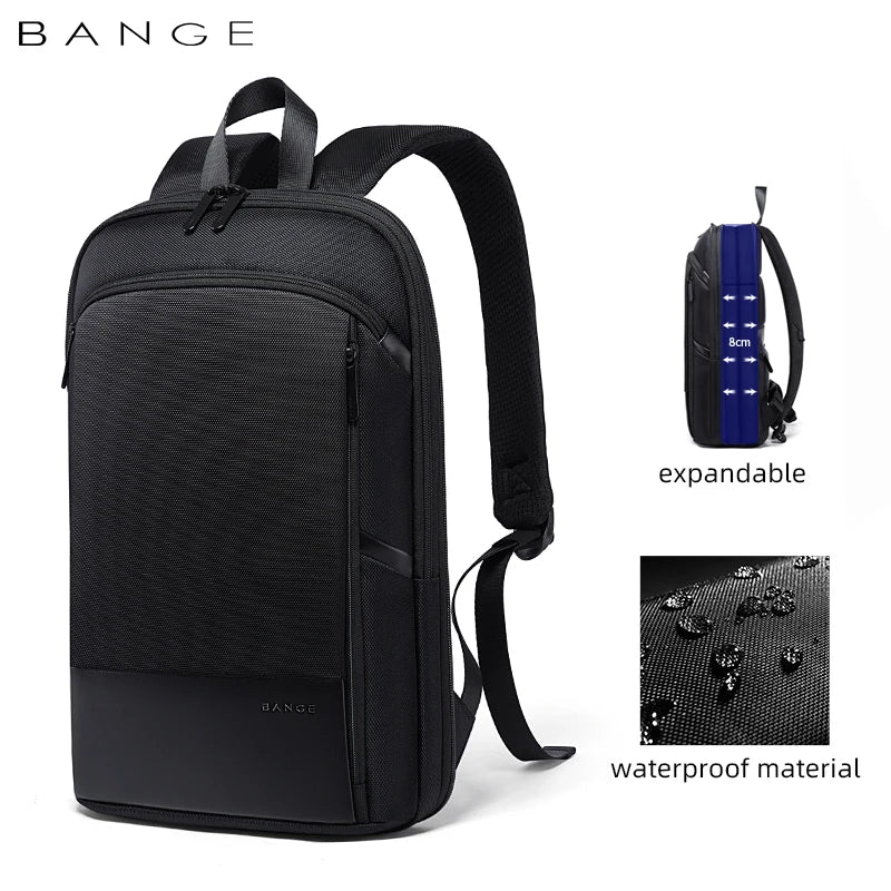 New Design Wholesale Slim Fashion Business Men Custom College School Smart Anti Theft Waterproof School Laptop Backpack Men