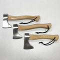 Handmade Customized Accepted Wooden Handle Wholesale Outdoor C55 Forged Splitting Axe Chopping Camping Axe Head