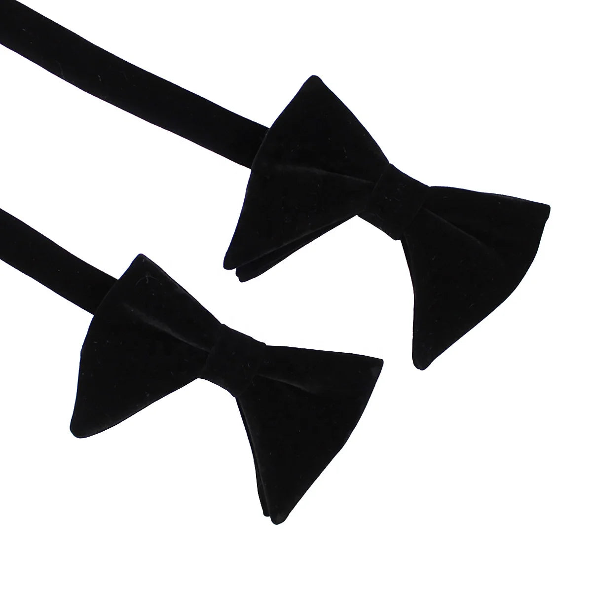Velvet Large Bow Ties Noeud Papillon Handmade Floppy Polyester Pretied Bowties Adjustable Big Men Velvet Bow Tie Oversized