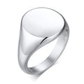 316L Stainless Steel Fashion Jewelry Custom Engraved Blank Finger Rings for Women Men