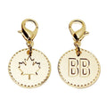 Custom Keyring Accessory Gold logo Charms Phone Decoration hang Tags Brand logo Jewelry Pendant With Clasp