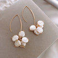 2025 Hot Sale New Arriver Pearl Long Earrings Fashion Jewelry Wholesale