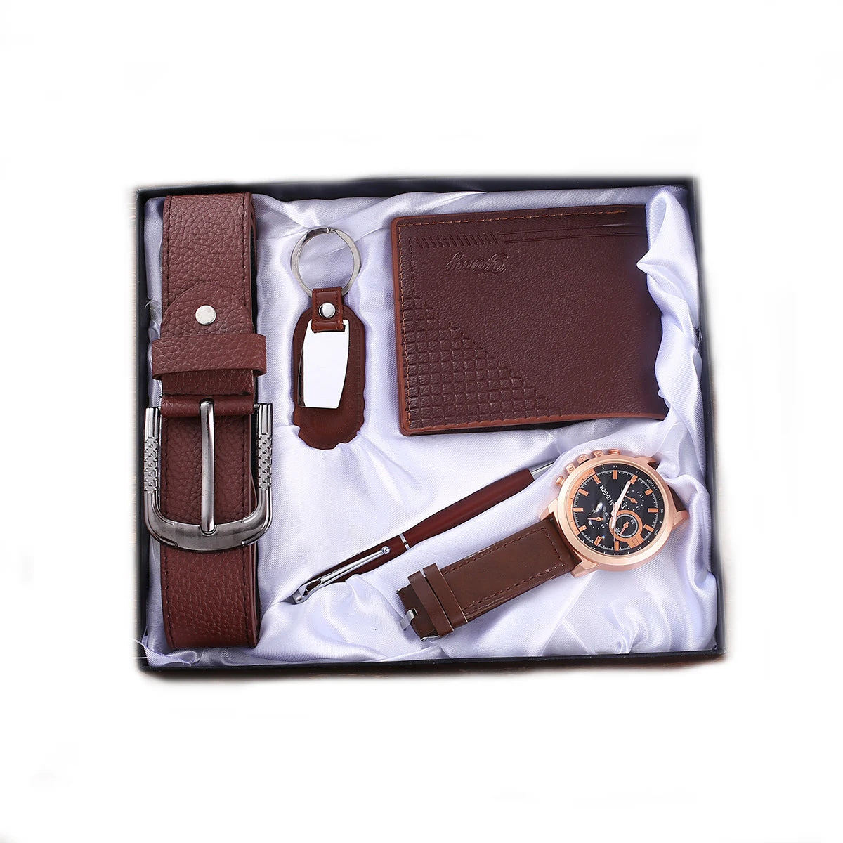 Wallet and Watch Set  Mens Purse Watch Gifts Set Gifts Box Organizer Mens Birthday Gifts