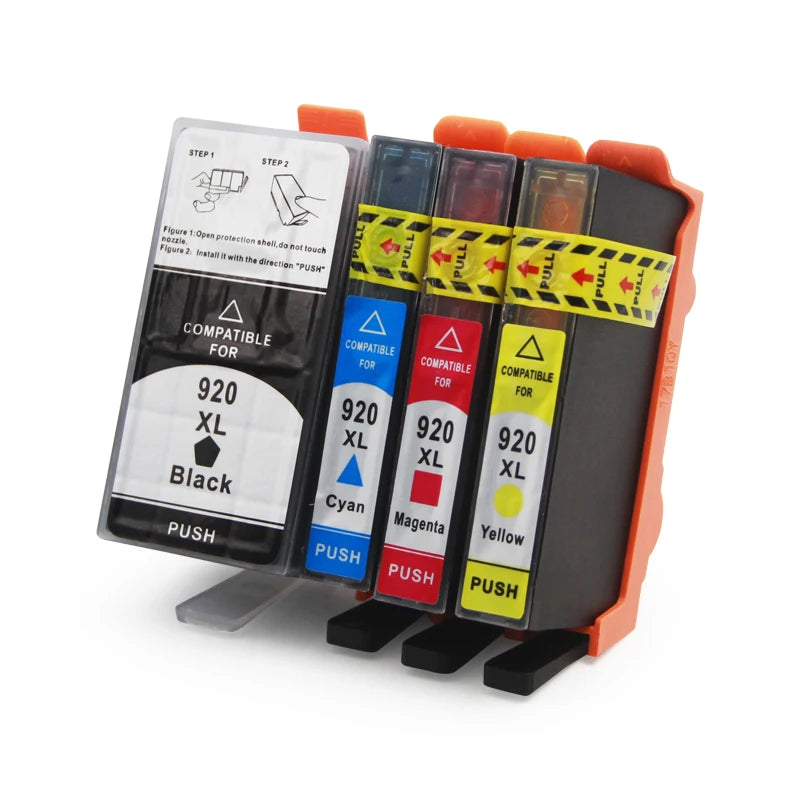 Ocbestjet 920 920XL 920 XL Compatible Ink Cartridge With Chip for HP Deskjet 6500A 6500 6000 7000 7500 7500A Printer
