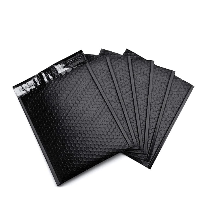 Holographic Black Bubble Mailers Custom Padded Printed Cheap Poly Envelope Mailing Bags