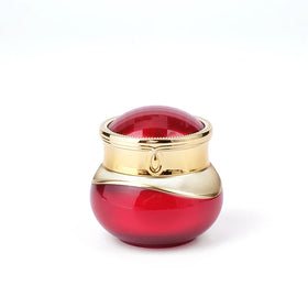 20g Free Sample Red Gold Low MOQ Luxury Acrylic Skin Care Cream Empty Jars with PP Plastic Cap Customizable Color & Logo