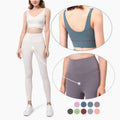 Women 2 Pieces Gym Fitness Sets Sports Bra Legging Workout Clothing Fitness Yoga Wear