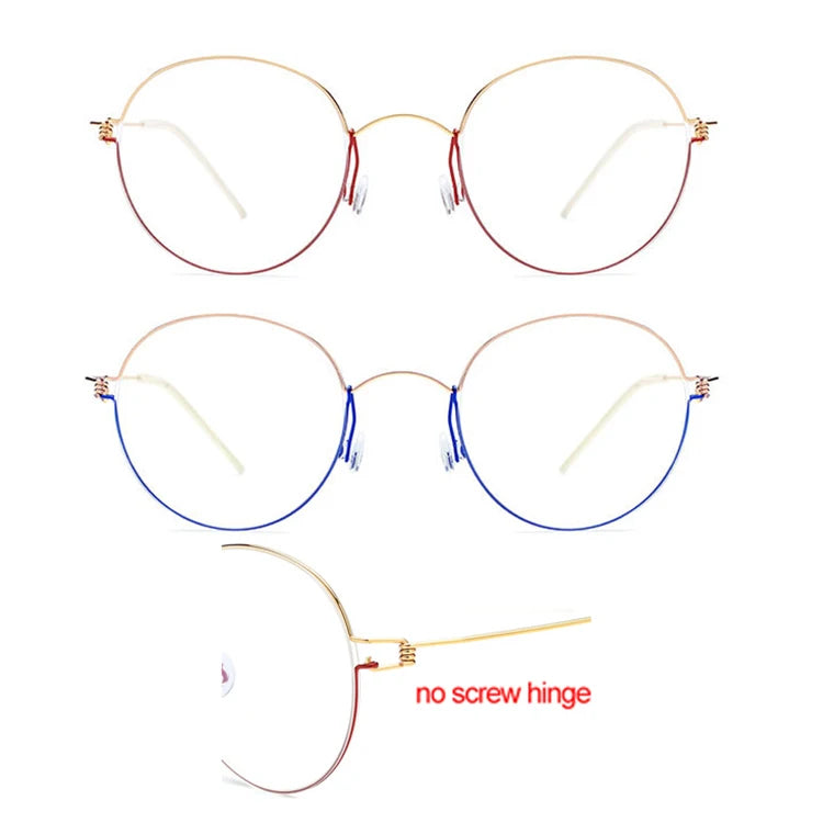 Sunray Sunray China Wholesale New Model Ready Stock IP Beta Titanium Eyeglasses Frames Optical Glasses logo