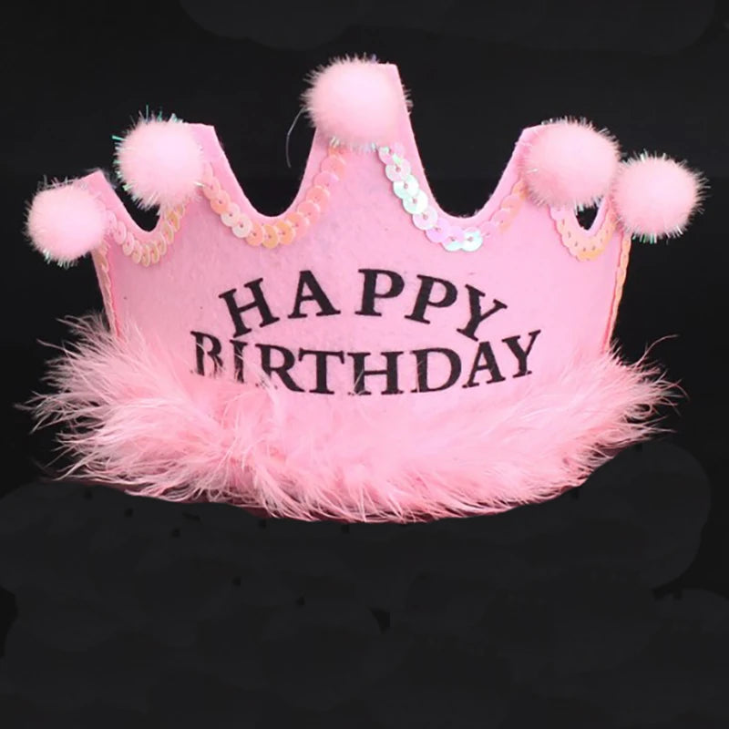 Bobble Hat Princess  Birthday Party Headband Hat for Birthday Party