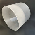 JR Custom 25mm 50mm 100mm 250mm Diameter Frosted Borosilicate Glass Tube