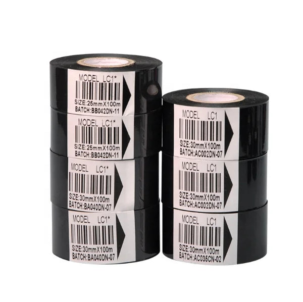 Wholesale Price SCF900 Black Ink PET Ribbon Roll Hot Foil Stamping for Coding Machine for Plastic