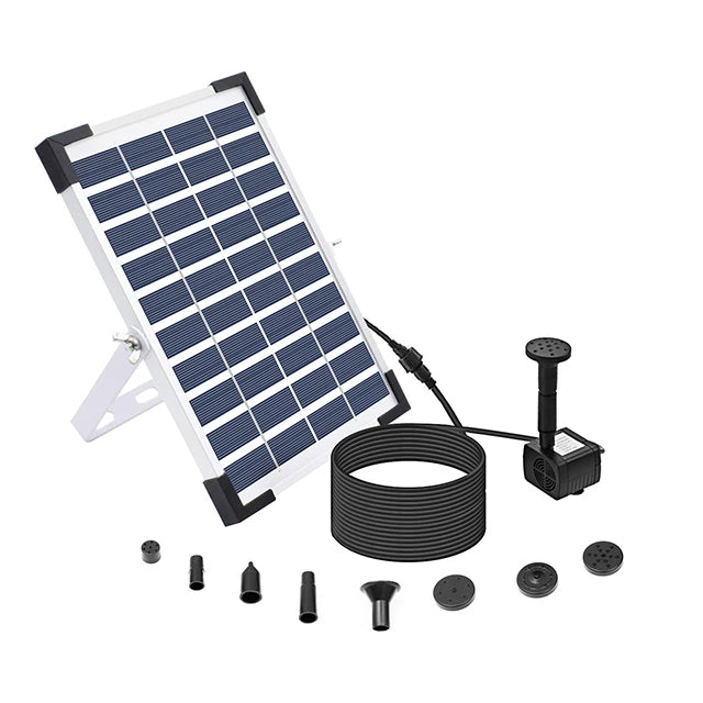 Dropshipping Solar Fountain Pump New Upgraded Mini Solar Bird Bath Fountain Pump 5W Solar Panel Kit Water Pump