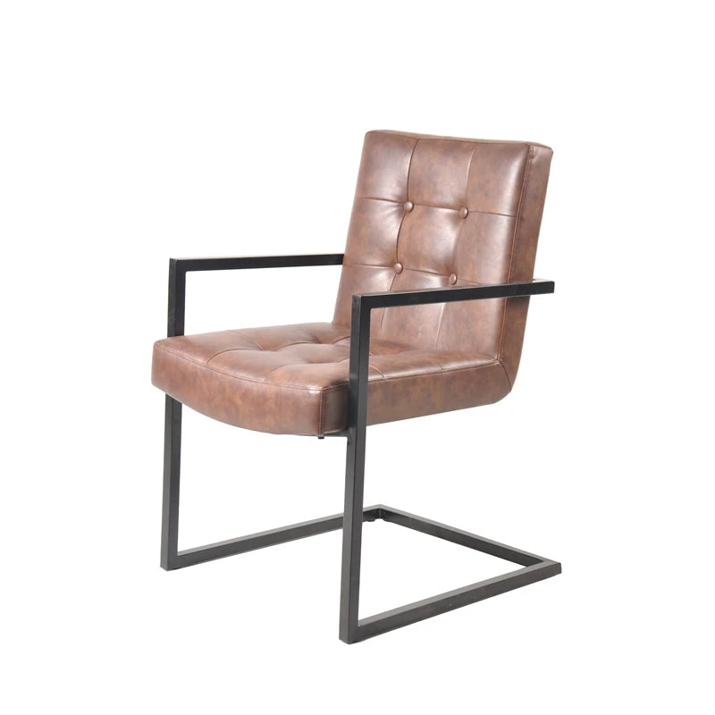 Wholesale Modern PU Leather Armchair for Home Apartment Office Hotel Leisure Lounge Dining Chair