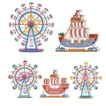 LS Hot 5D DIY Diamond Painting Kit Acrylic Ferris Wheel Home Garden Embroidery Christmas Gift for Kids