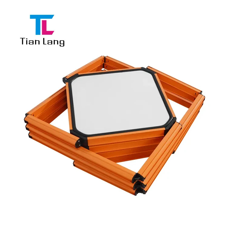 TianLang Portable Foldable Aluminum Spiral Tower Display Rack Trade Show Equipment for Exhibitions and Retail Displays