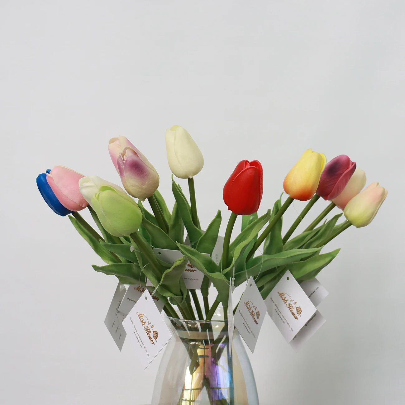 TG003 Artificial Flower  Hotel Home Garden Decor Tulip Outdoor PU Silk Flower Wedding Arch Ceiling Wedding Decoration