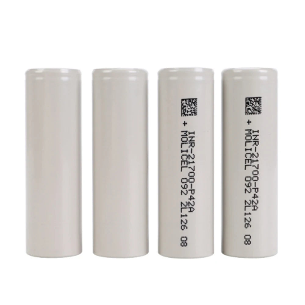 Molicel P42a 4200mAh Rechargeable Solid State Battery Low Temperature 21700 Cylindrical 3.2v-3.6v 1000 Cycles 12-Month Warranty