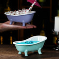 Cute Kitchen Dessert Bowl Tableware Milkshake Drink Glass Bar Pink Blue Green Macaron Colored Ceramic Bathtub Cocktail Glass