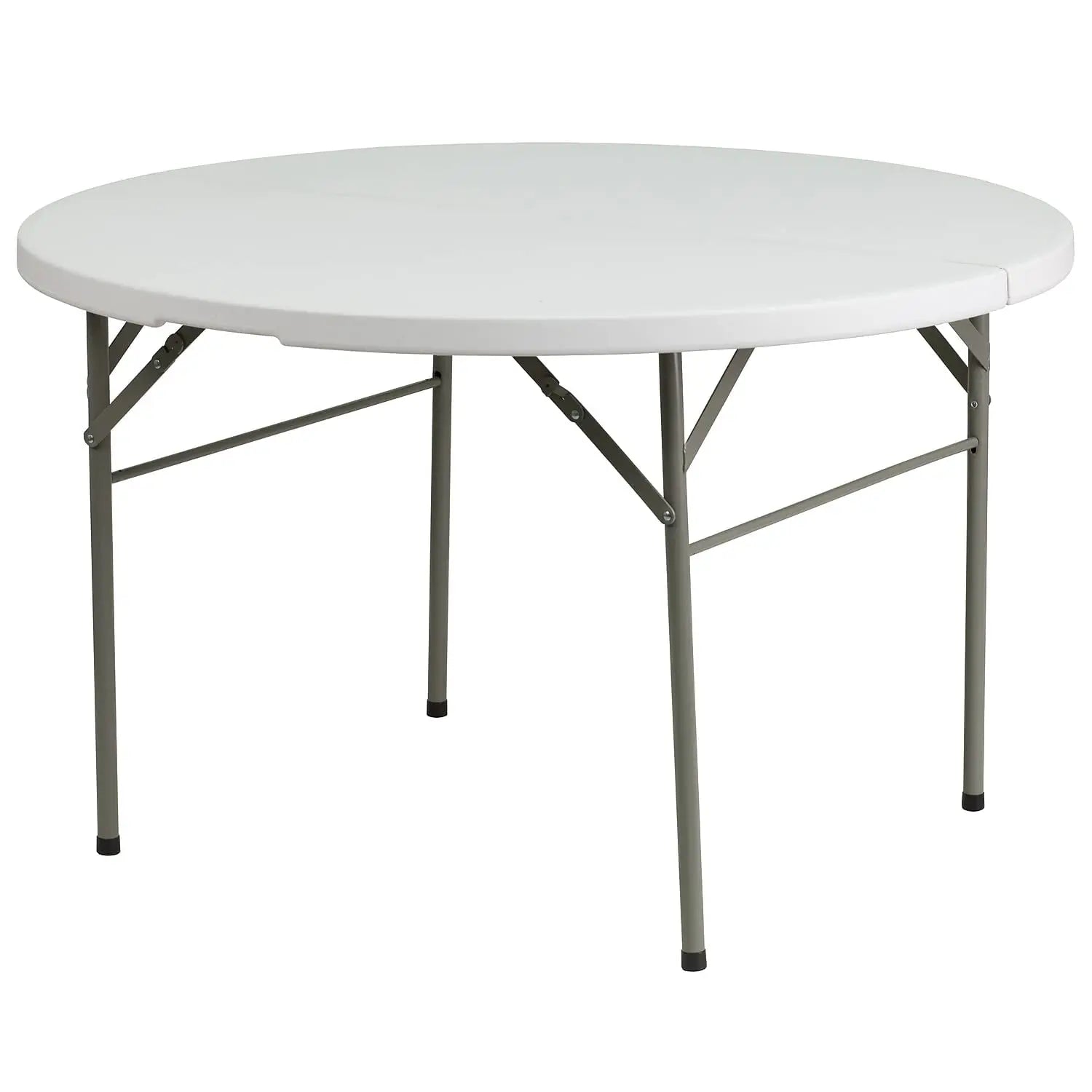 Wedding Banquet Outdoor Furniture Round 10 Seater Folding Plastic Table Heavy Duty Camping Plastic Folding Wedding Round Tables