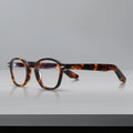 Designer Men's Acetate Eyeglass Frame Classic Tortoiseshell Colored Sunglasses Nylon Lenses Wholesale Glasses in China