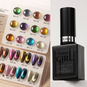 HONEY GIRL Wholesale 15ml Cat Eye Cosmetics Nail Art Manicure Soak off Semi Permanent Vernis UV Gel Nail Polish